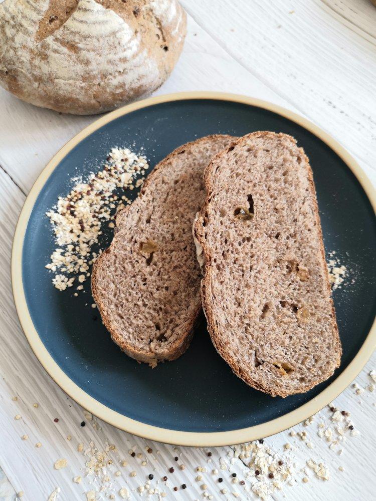 【不藏私食谱：黑麦乡村欧包】不加一颗糖，减脂必备