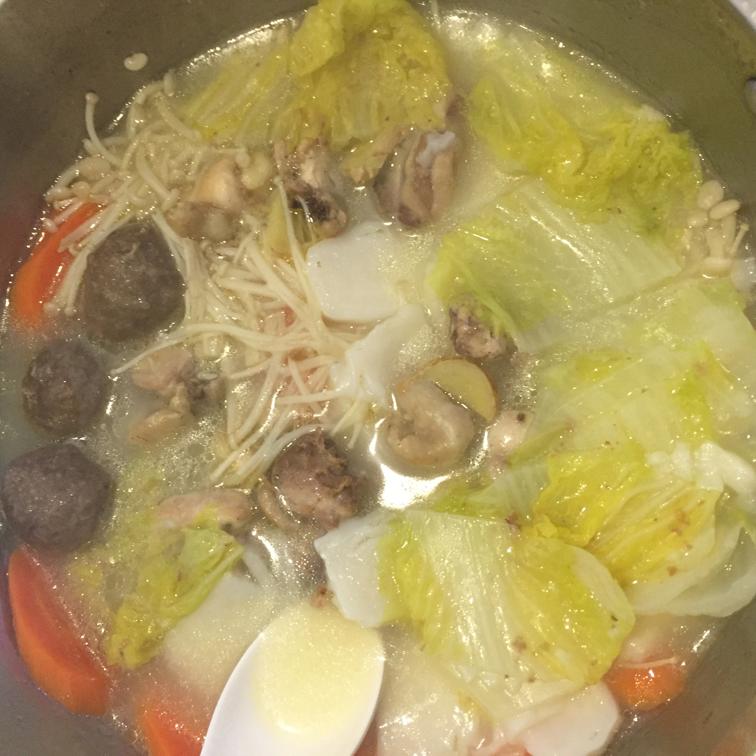 白菜肉丝年糕
