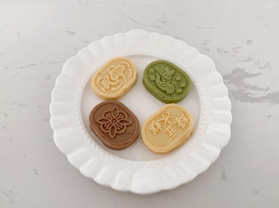 多味奶香绿豆糕