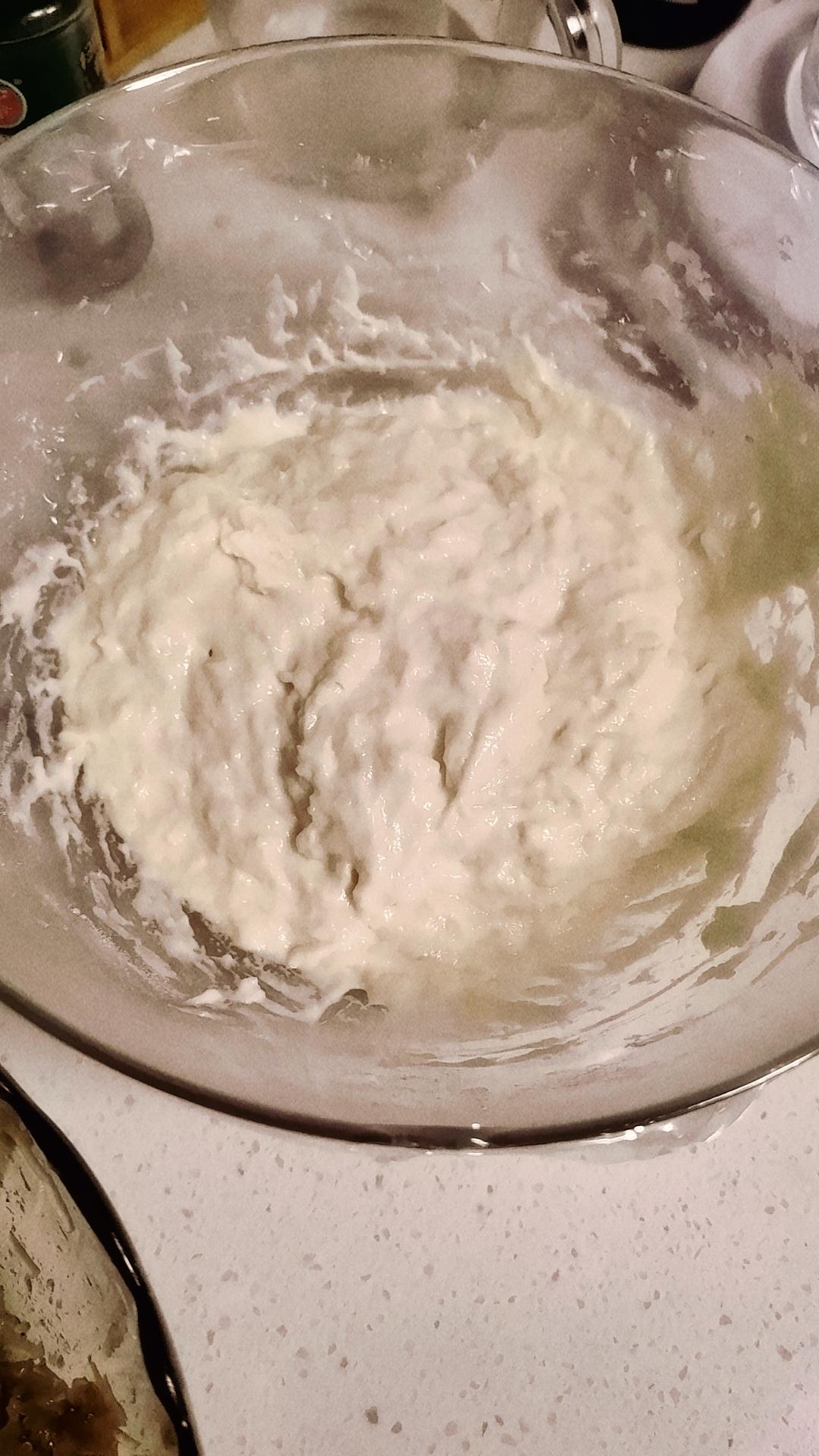 不用揉面的发面韭菜饼