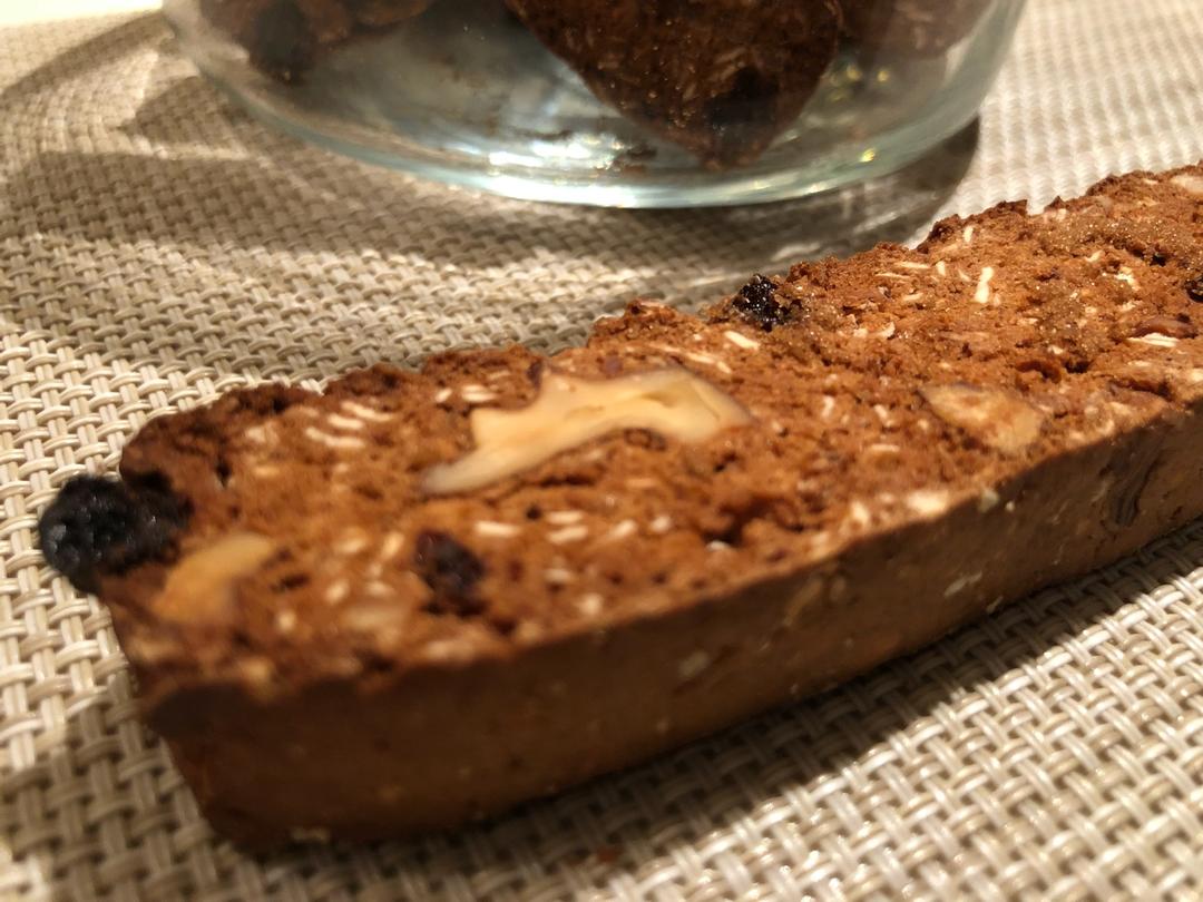【健康零食】燕麦坚果意式脆饼