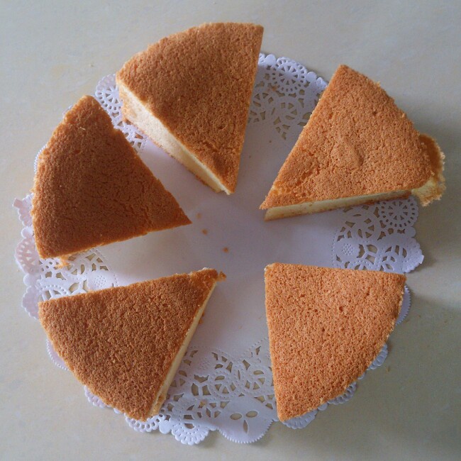 6寸戚风蛋糕（2蛋）