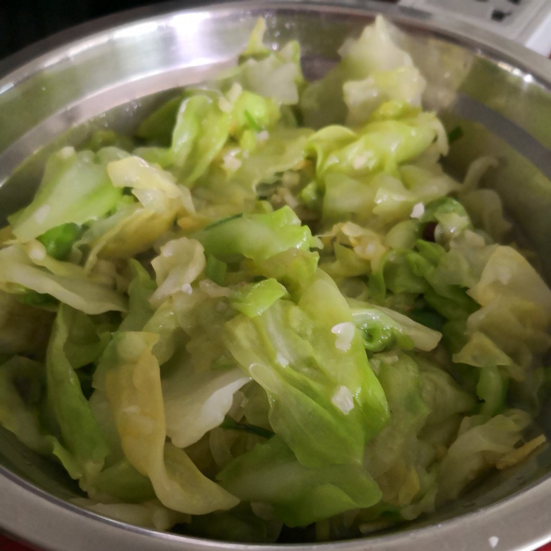 手撕圆白菜-新手下厨 Dry Chilli Cabbage