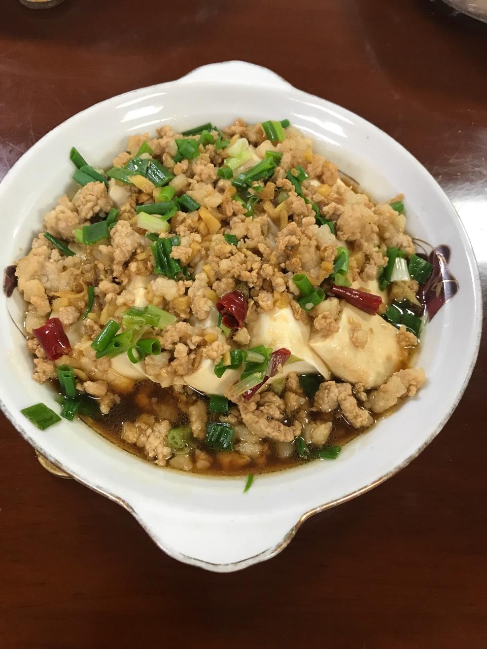 肉末蒸豆腐