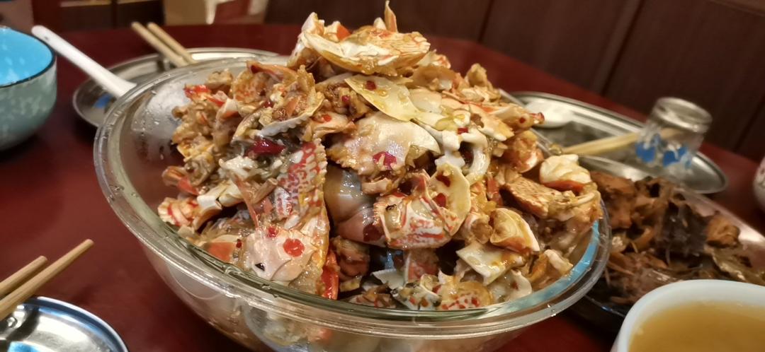 小倩是个宝做的酒糟蟹脚