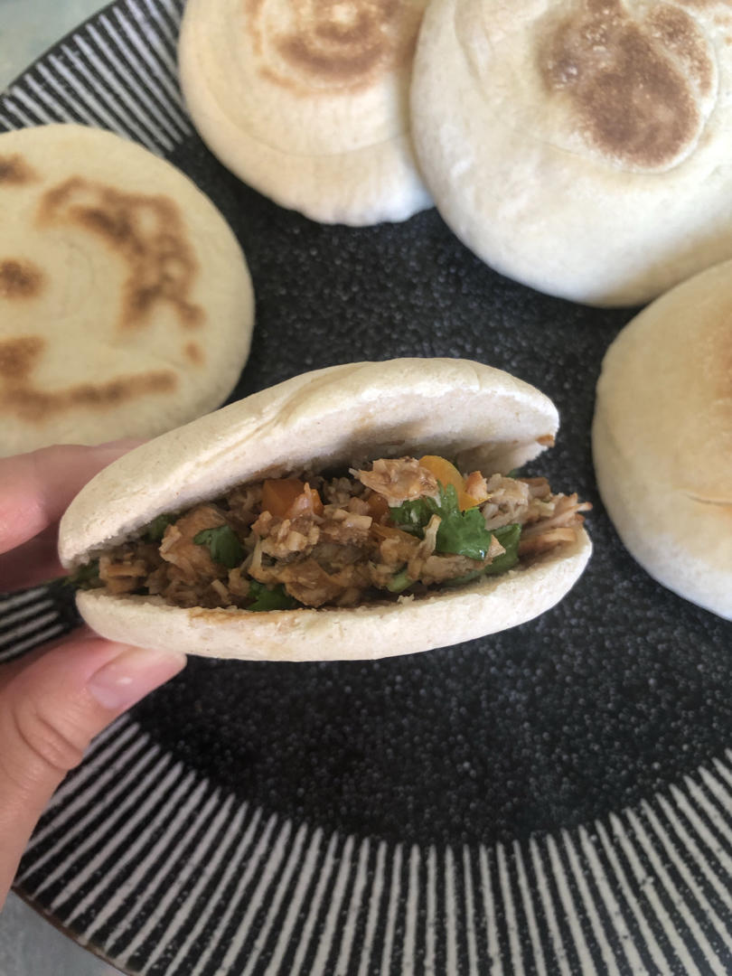 肉夹馍(白吉馍的制作)