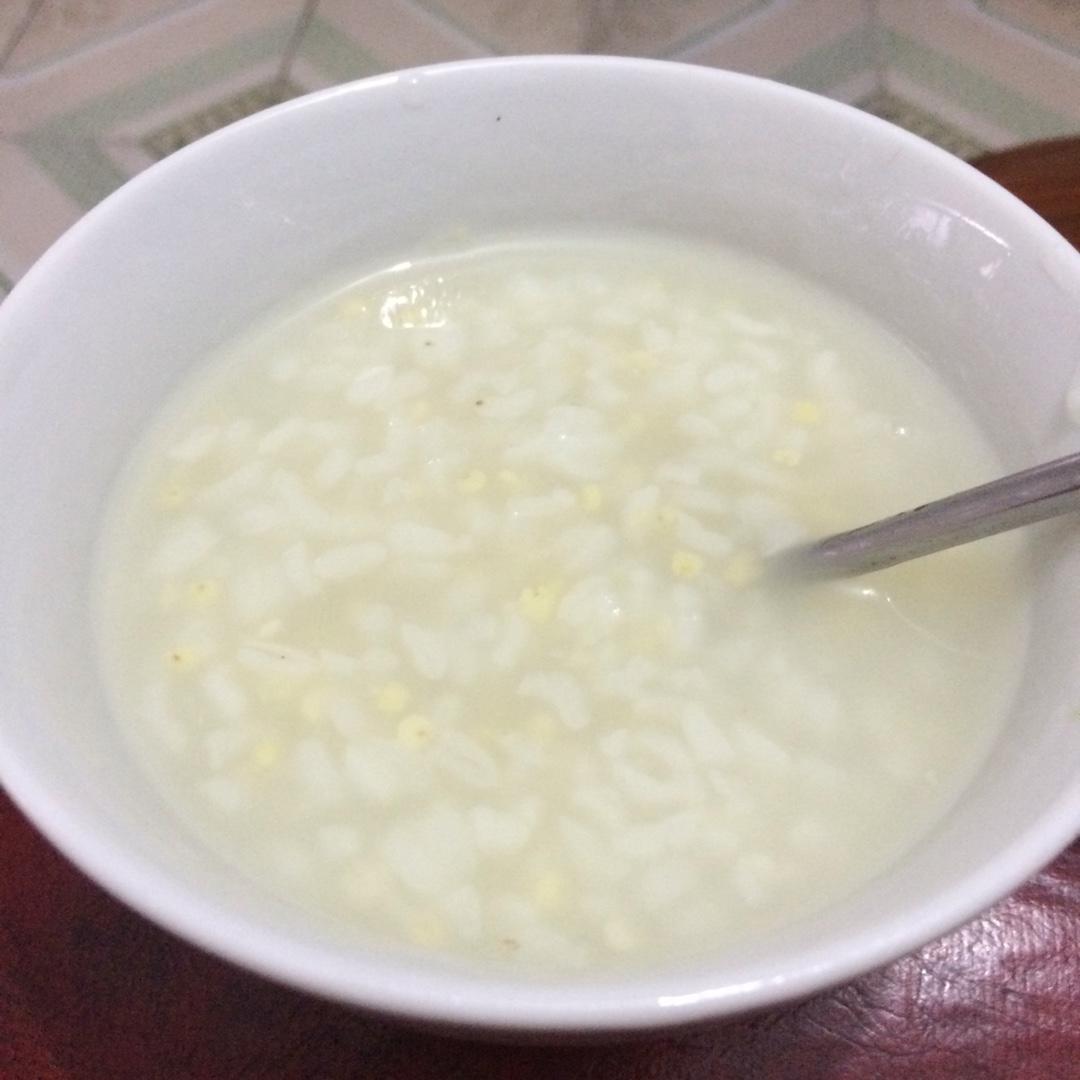 我爱我家一一一做的大米小米清粥大米小米清粥电饭煲