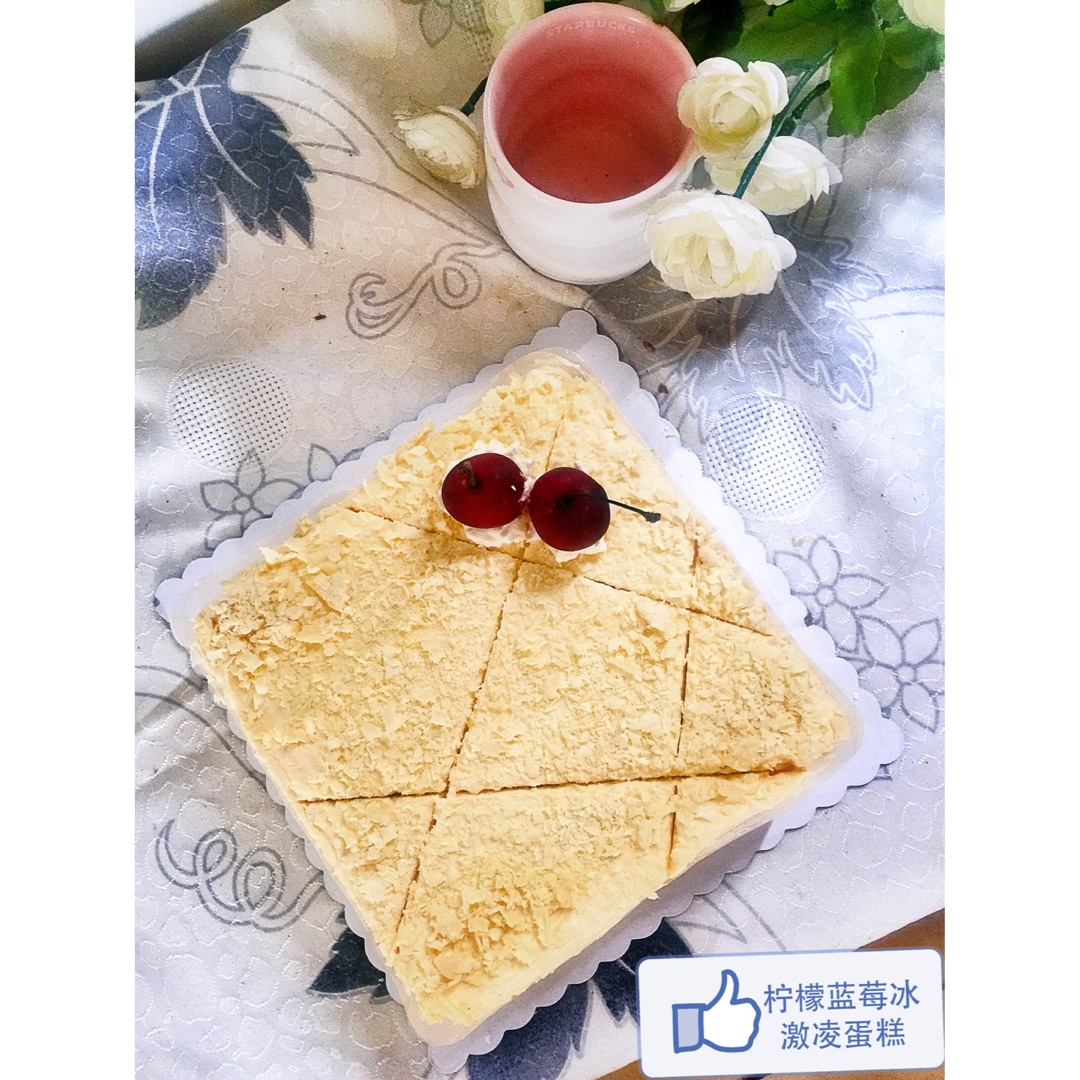 柠檬蓝莓冰淇淋蛋糕Semifreddo