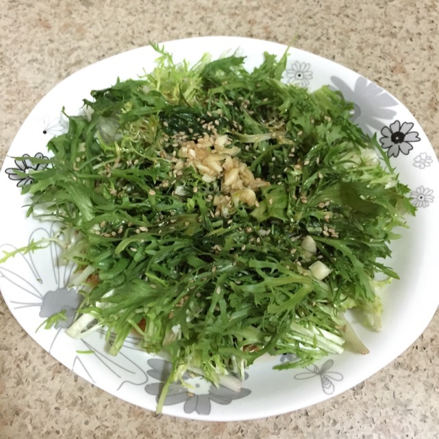 艾微-1做的糖醋苦菊