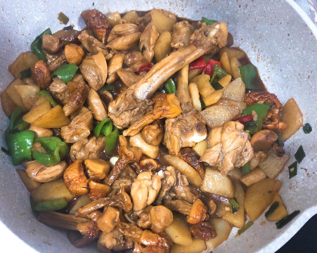 家庭版低脂低热量黄焖鸡