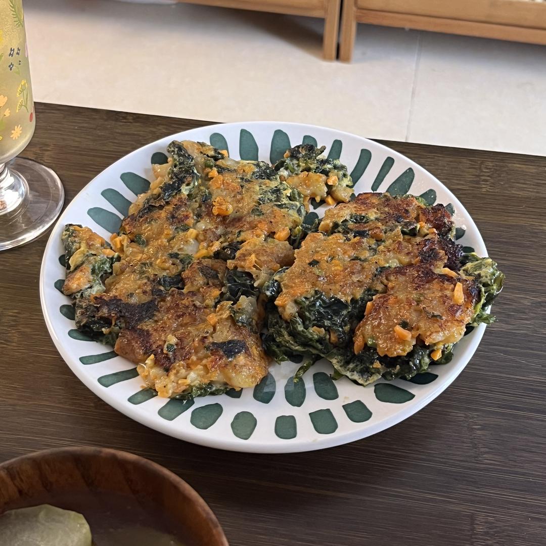 紫菜虾饼