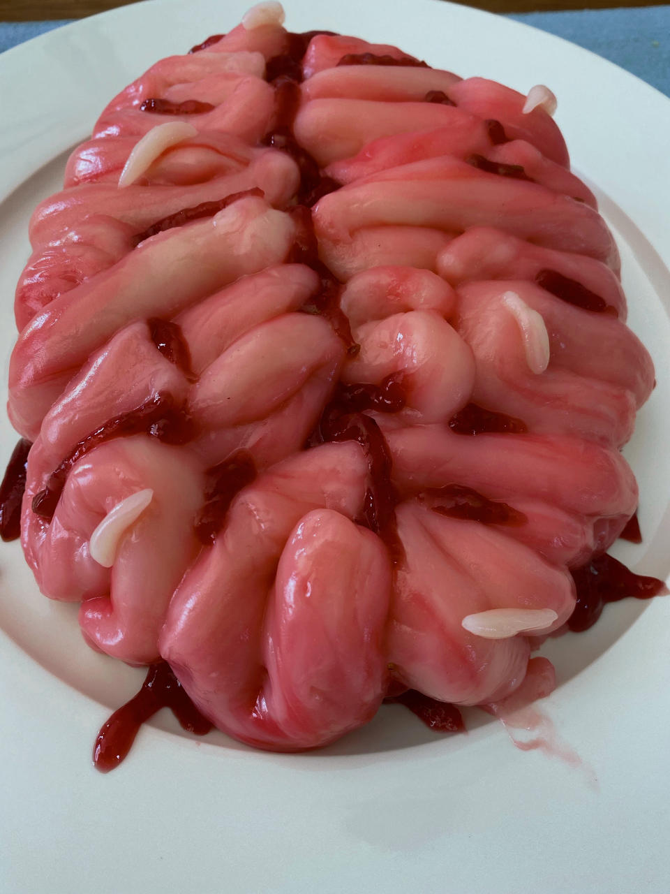 万圣节大脑蛋糕极简版！！！不用翻糖与奶油！！