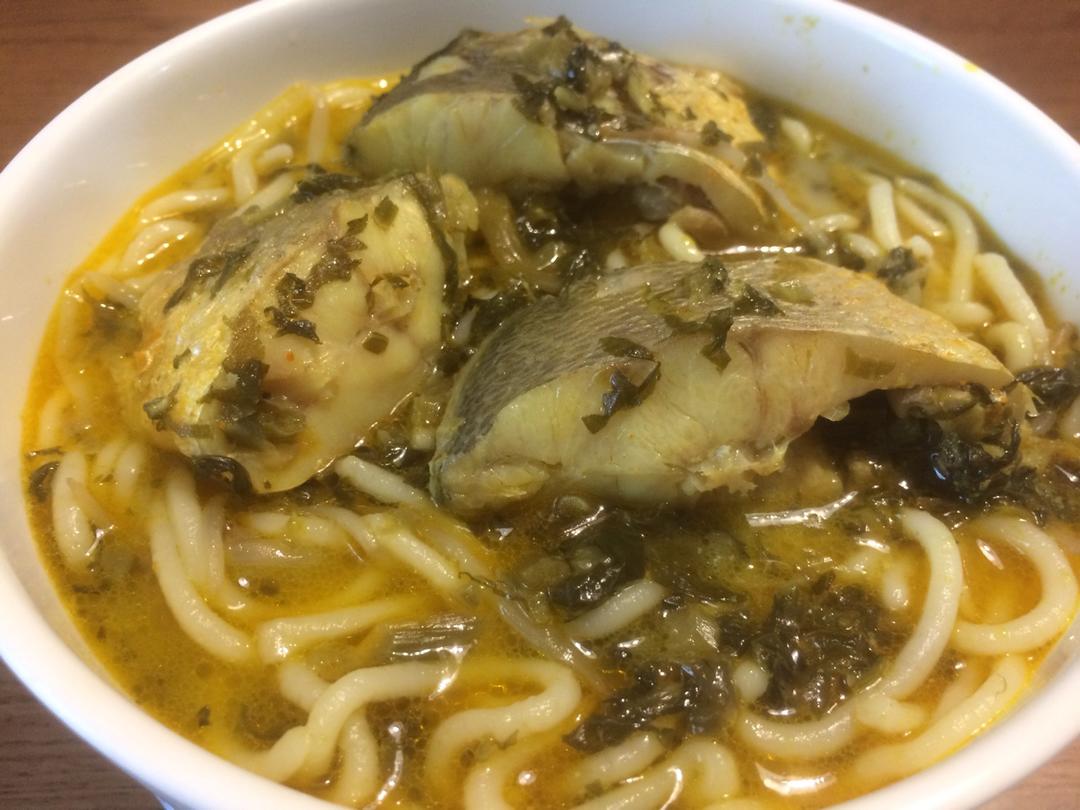 xy_xy做的雪菜黄鱼面