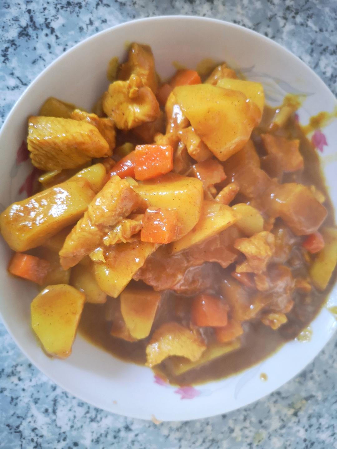 咖喱鸡肉（超详细）