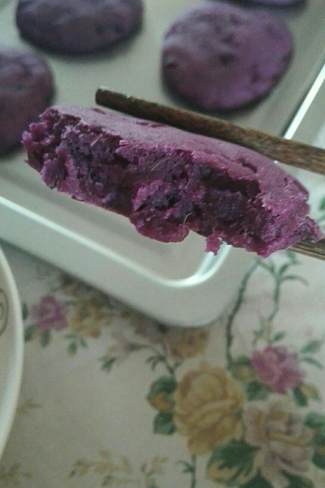 减肥必备紫薯饼