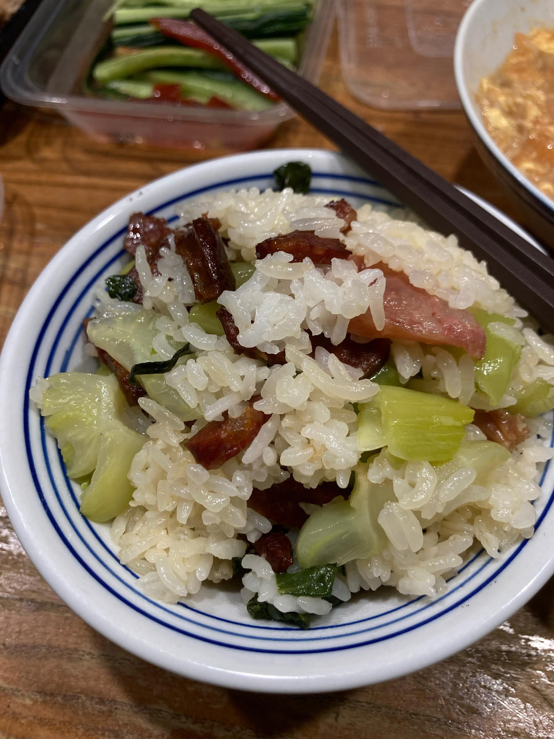 莴笋叶咸肉菜饭