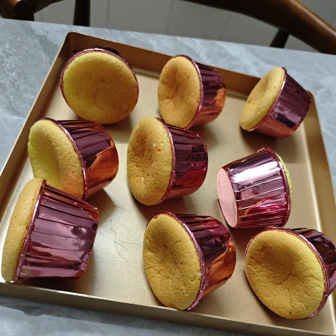 不塌陷不开裂不缩腰杯子蛋糕分享