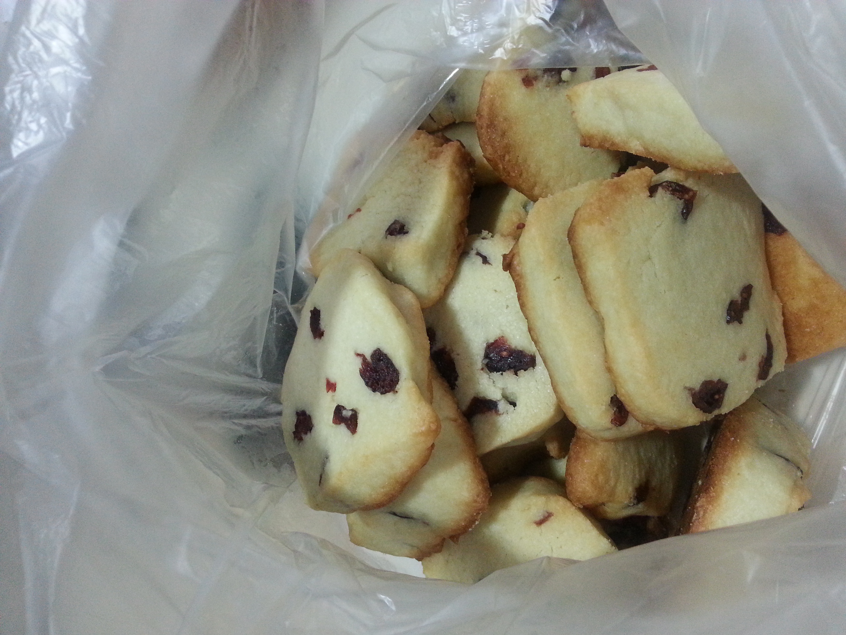 无蛋蔓越莓饼干