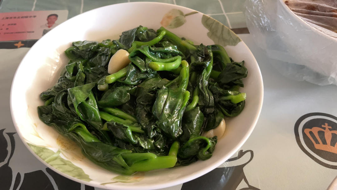 蒜香紫角叶（木耳菜）