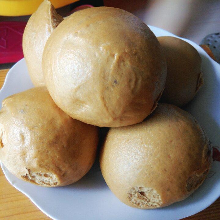 有着面包口感的红糖馒头（一次发酵）