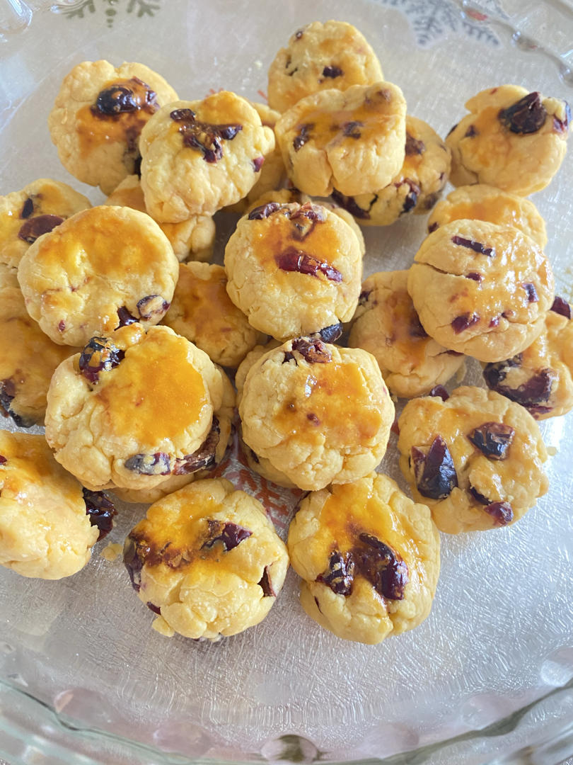 奶香味十足的葡萄奶酥