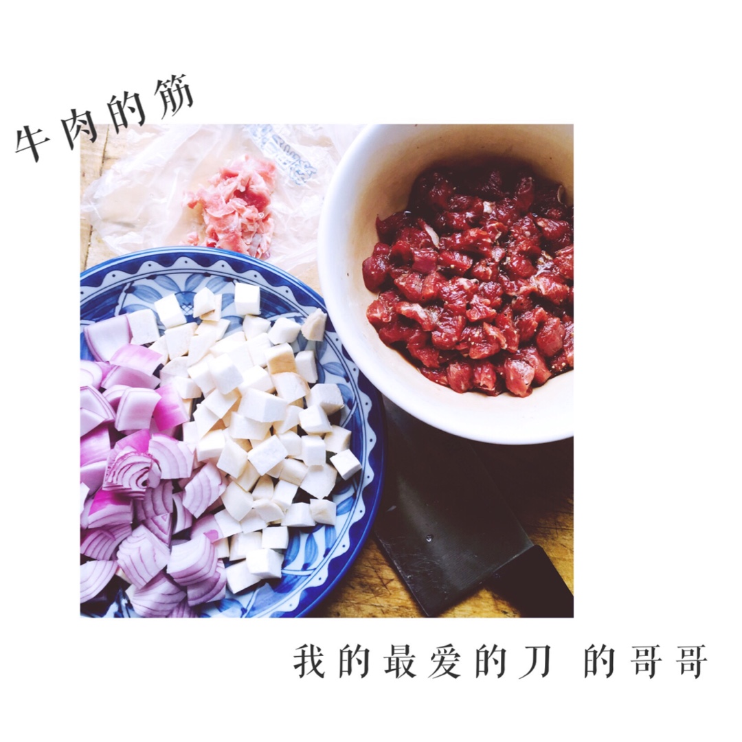 杏鲍菇黑胡椒牛肉粒~老丁的私房菜