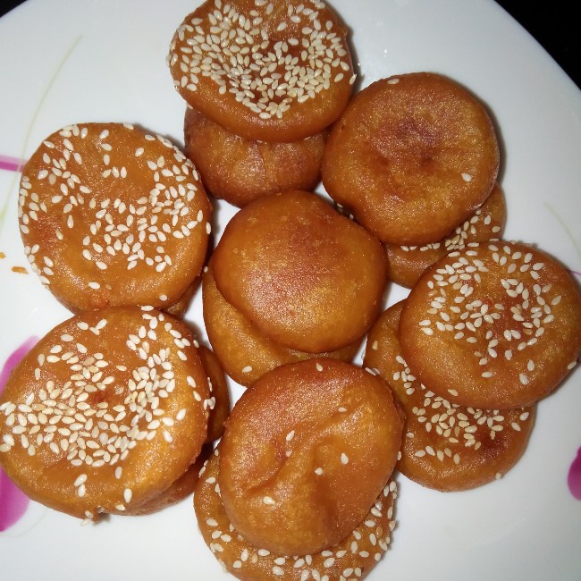 糯米红薯饼
