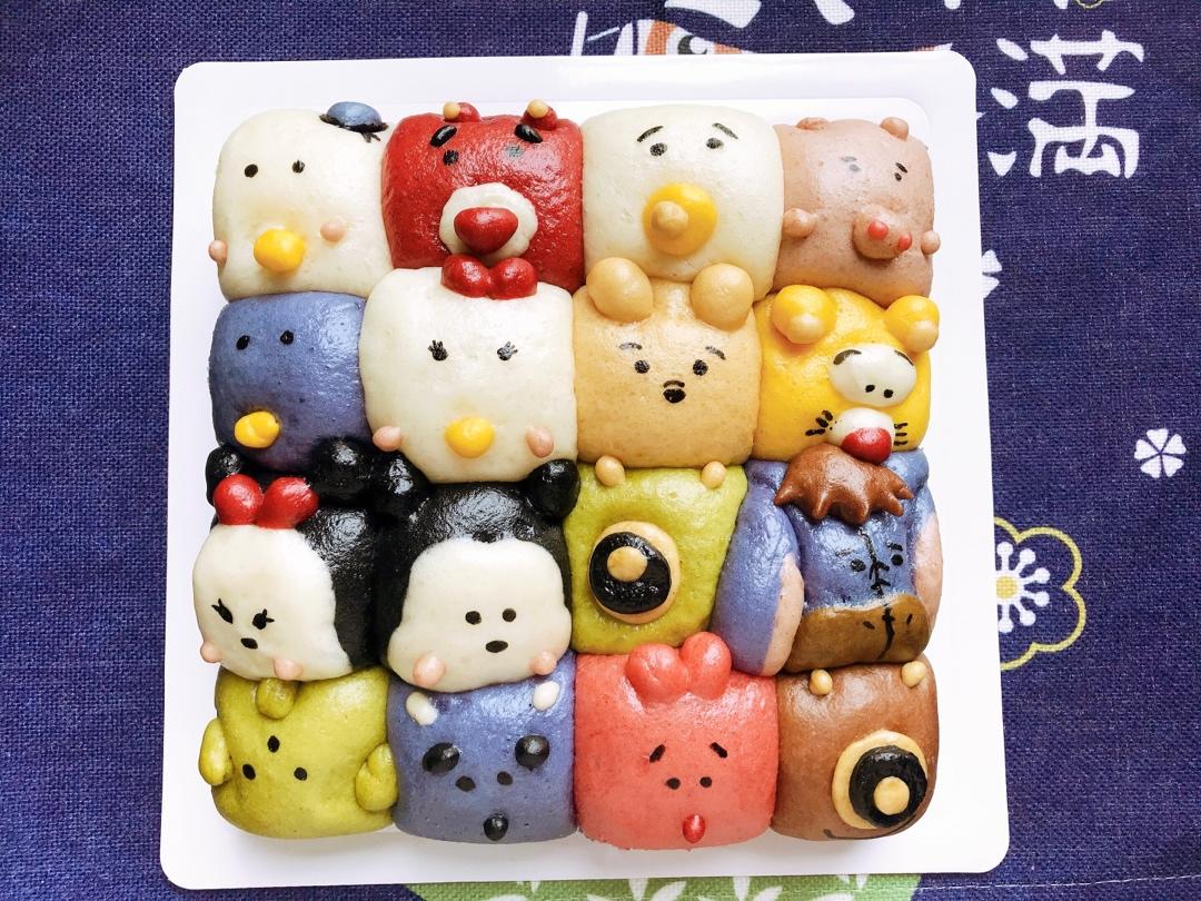 迪士尼卡通挤挤小馒头