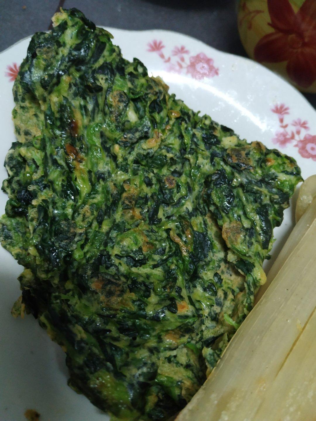 低脂菠菜蛋饼