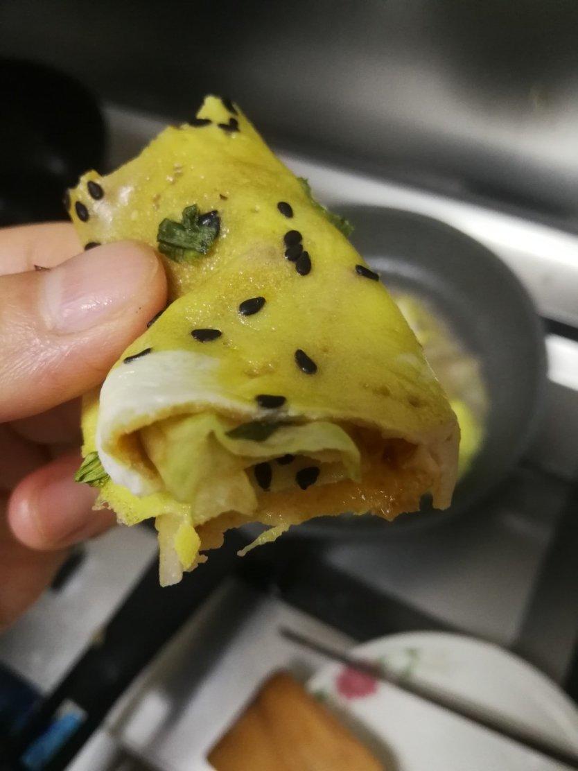 平底锅版煎饼果子