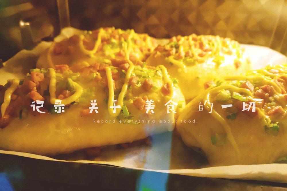 香葱火腿肉松面包