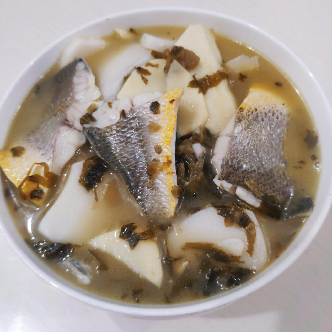 雪菜黄鱼面