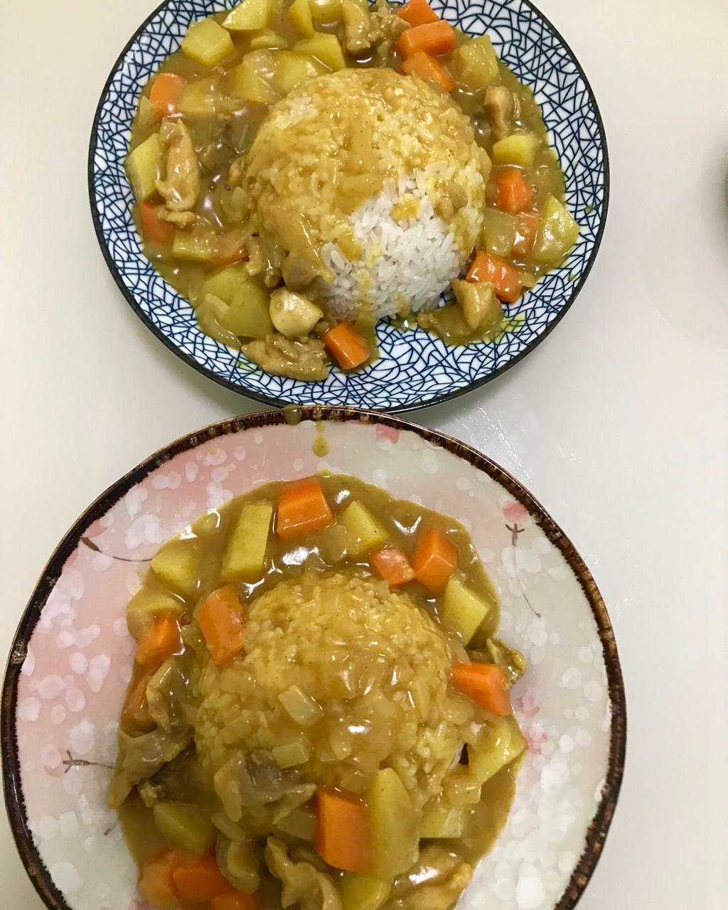 日式咖喱鸡肉饭
