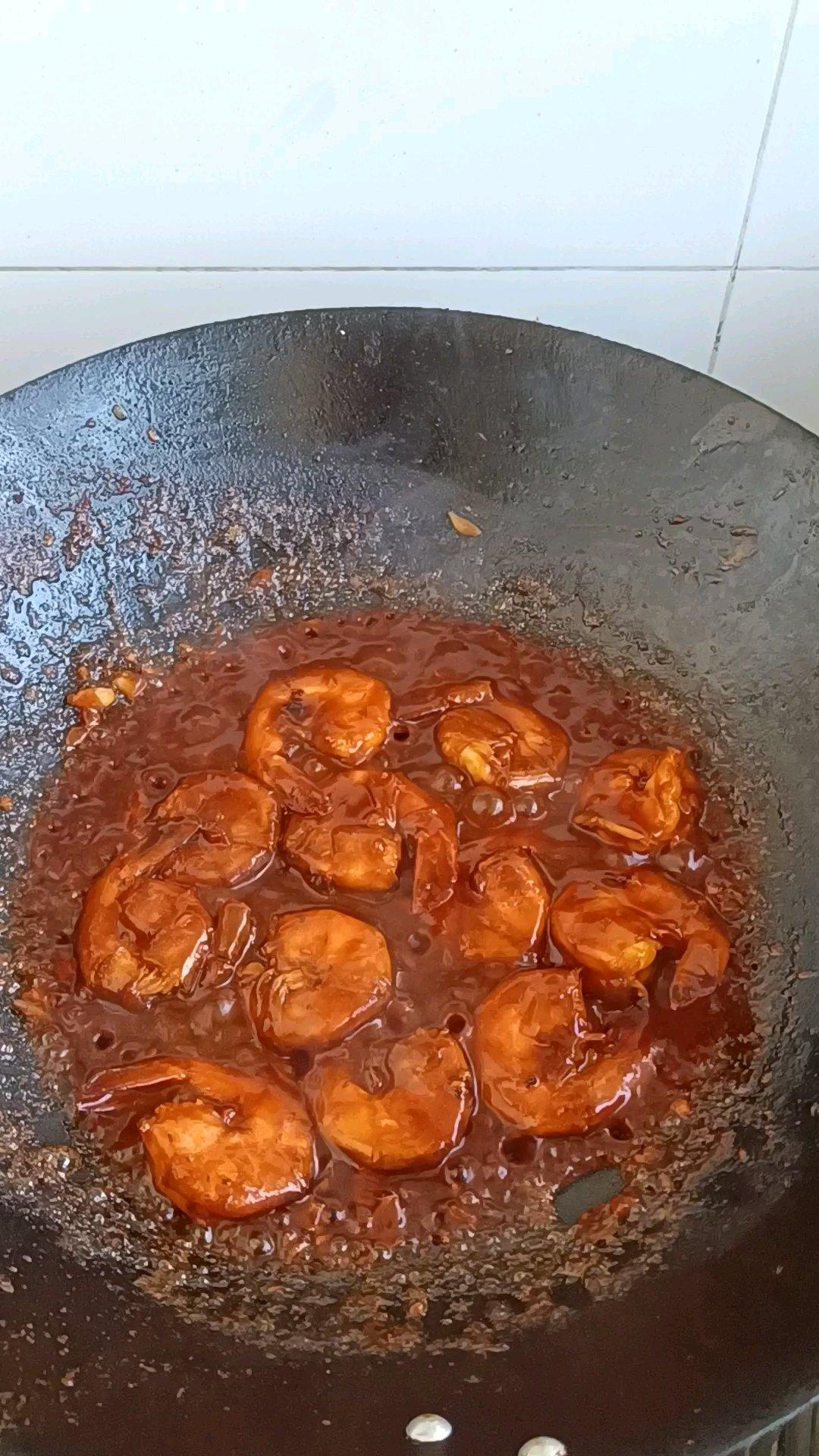 家庭版油焖大虾