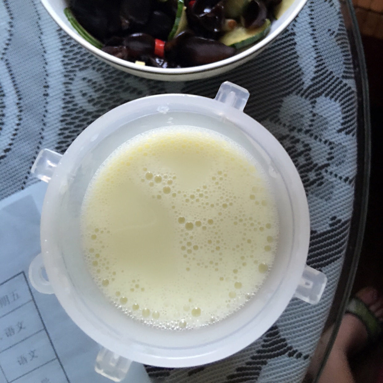 黄瓜汁豆浆