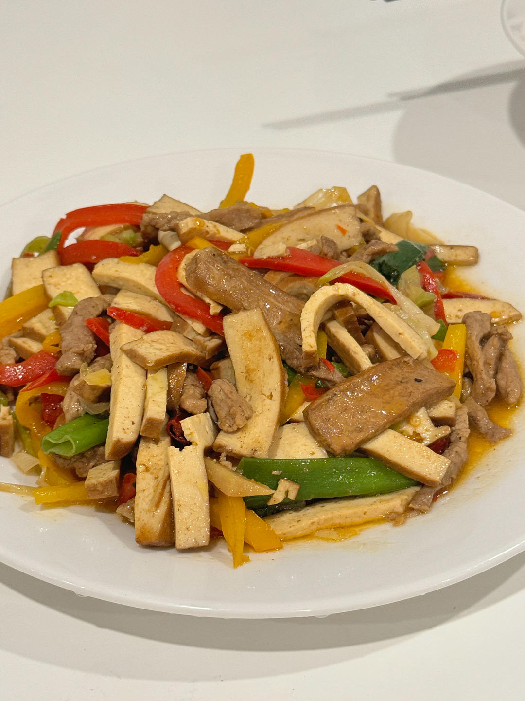 超下饭/青椒香干炒肉丝