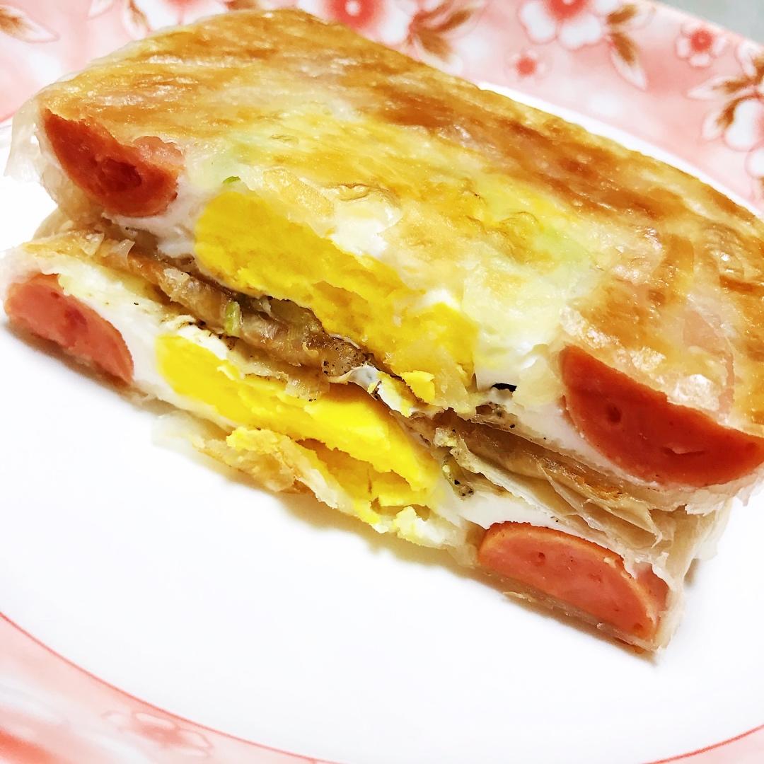 无需和面❗️懒人早餐鸡蛋饼