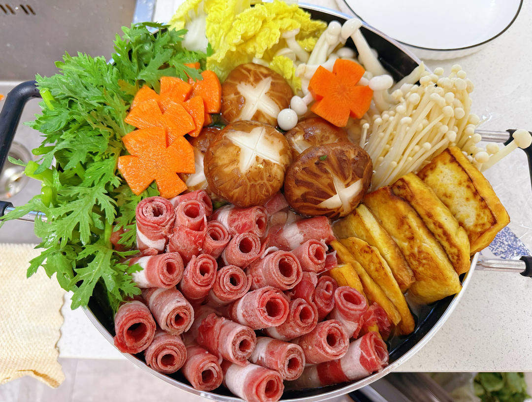 家庭简易版寿喜锅