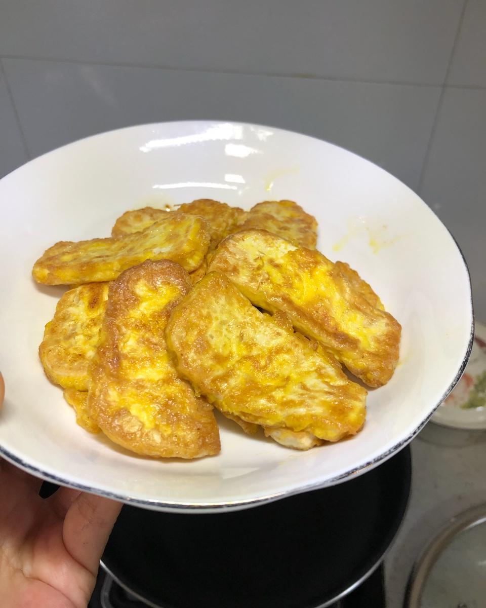 鸡蛋煎豆腐