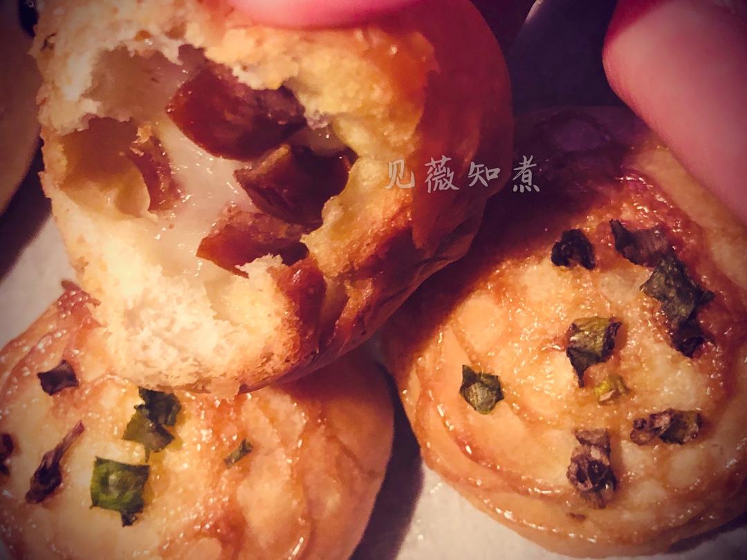 皮软馅大的芝士面包