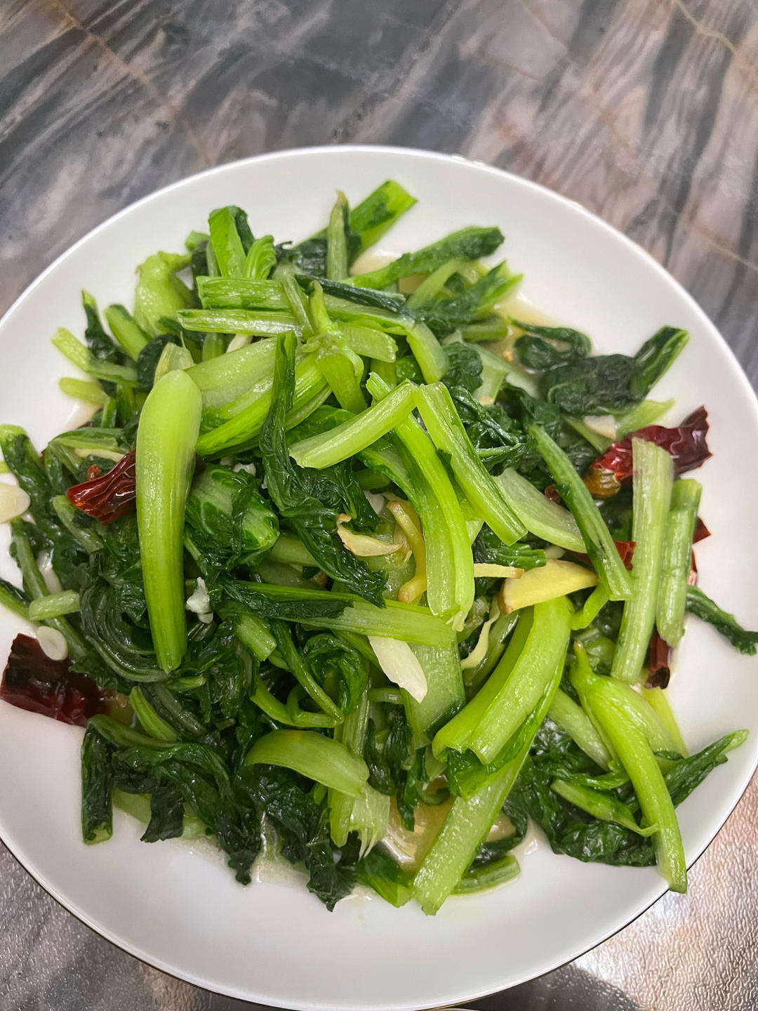 清炒小白菜 简单好吃