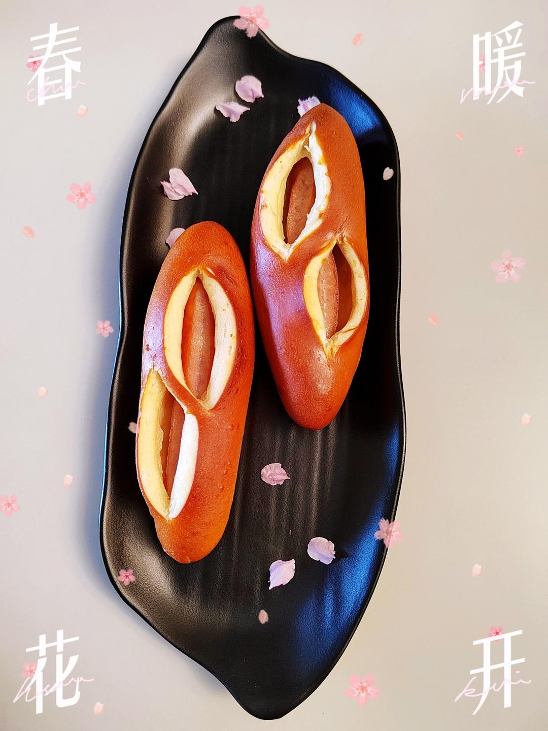 德式香肠芝士碱水棒🥖肉食党的本命面包