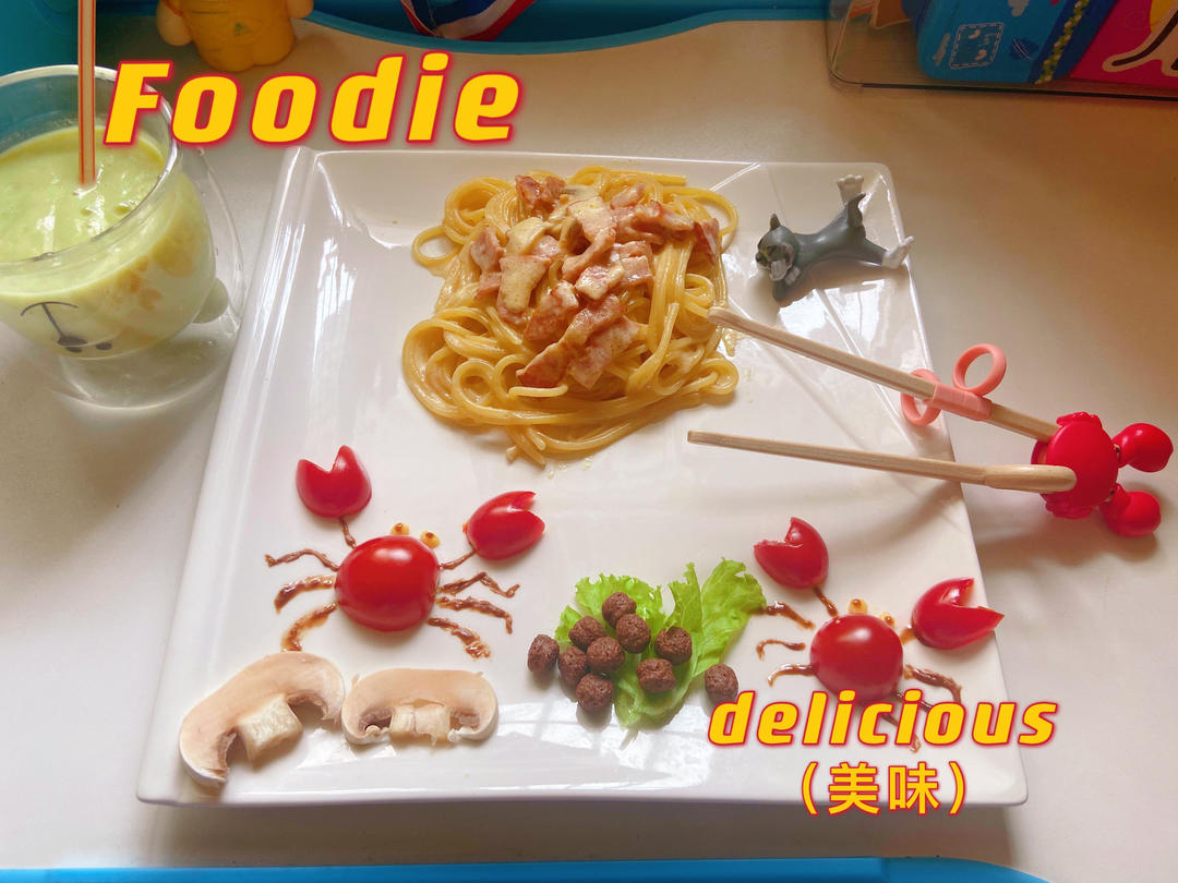 🦀创意盘饰拼盘摆盘（圣女果螃蟹）