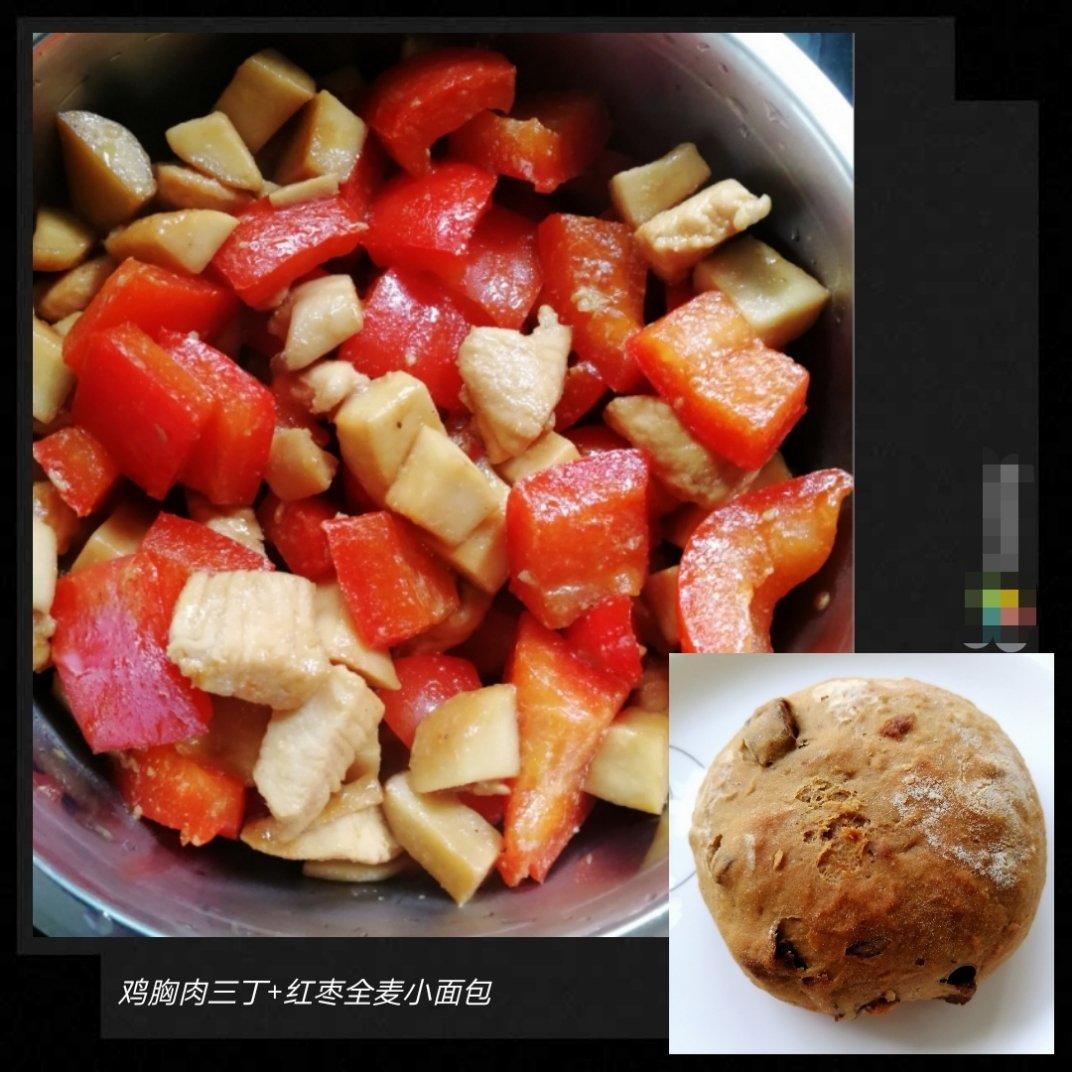 100%全麦面包（无油无糖）