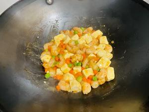 减脂高蛋白虾仁豆腐的做法 步骤8