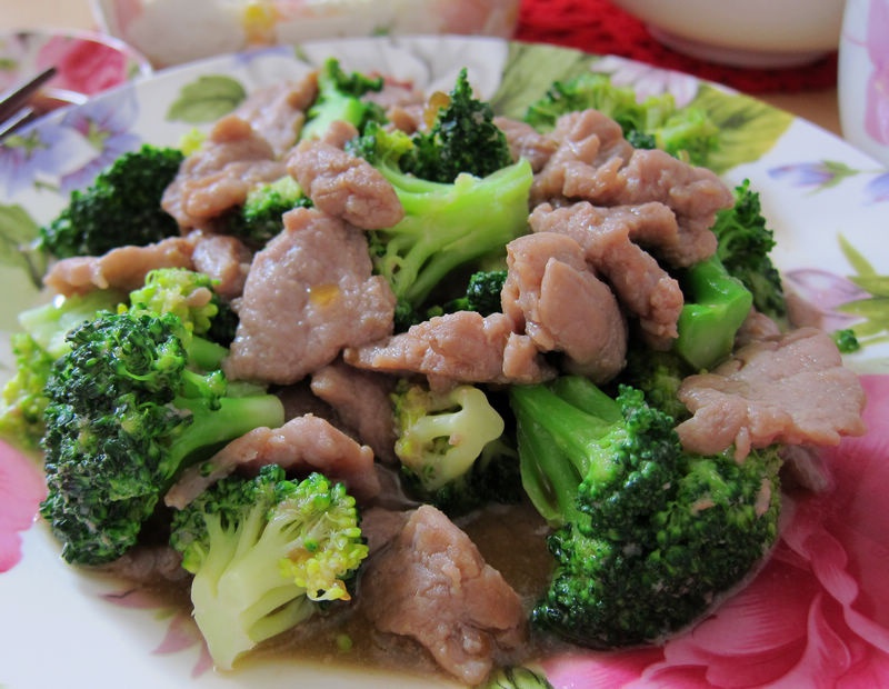 西兰花炒牛肉