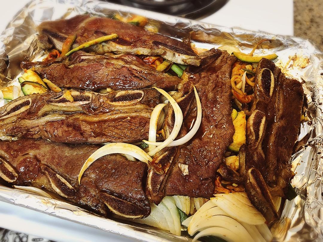 可当菜可当零食的韩式BBQ烤牛仔骨