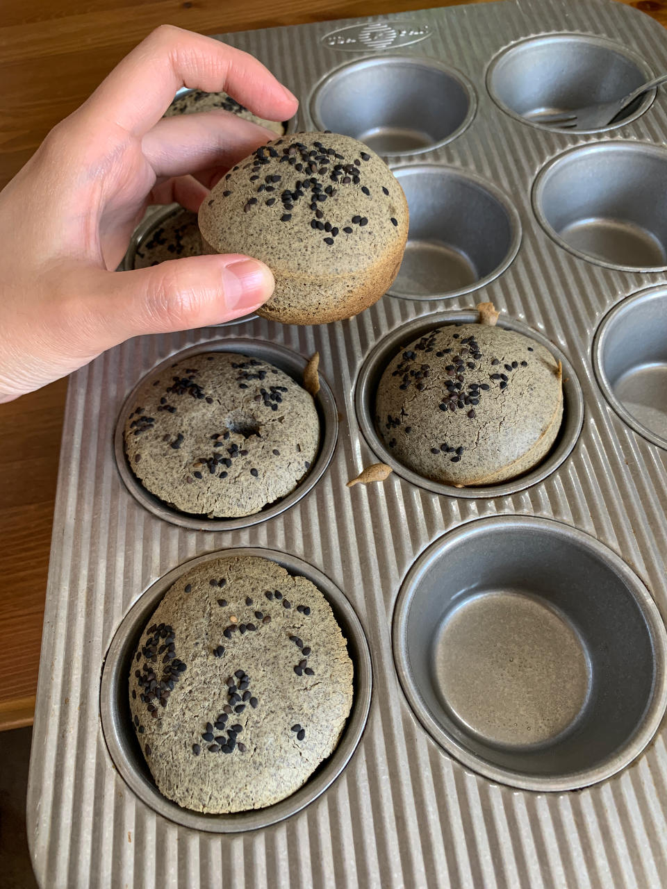 黑芝麻糯米糕，做法超简单