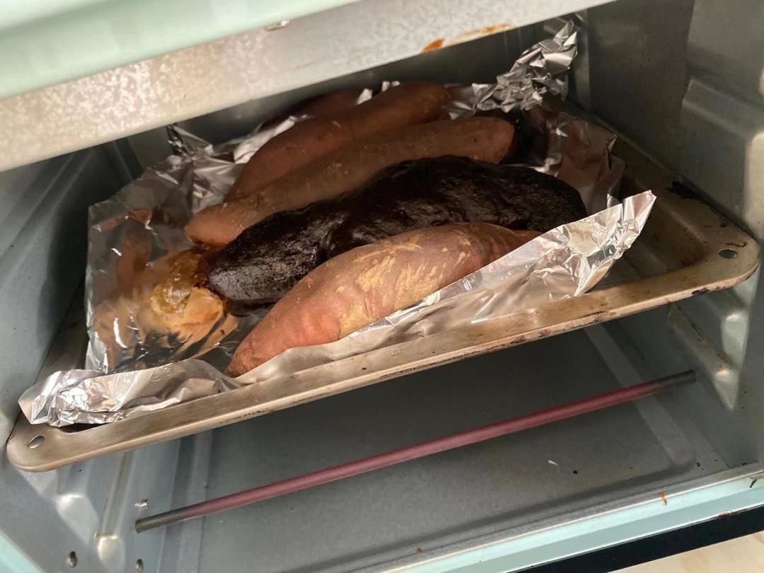 烤箱烤红薯