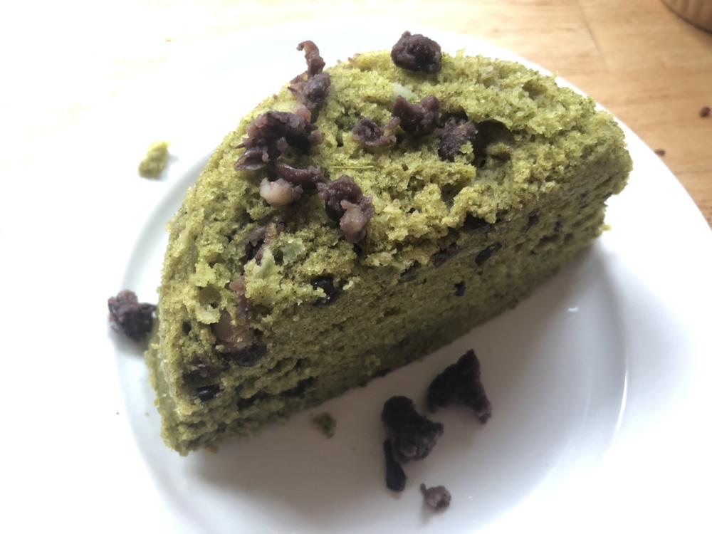 抹茶红豆蛋糕